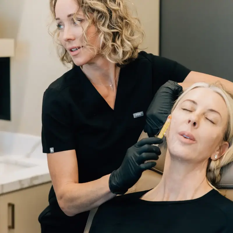 Additional hours added on to injector private training with Rechelle